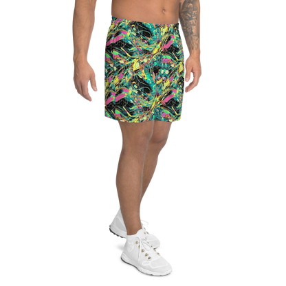 Men's Athletic Shorts - Cyborg Whirl