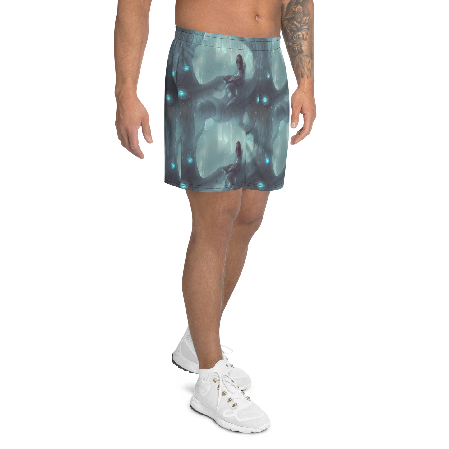Men's Athletic Shorts - Liquid Serenity