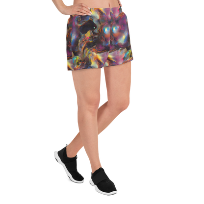 Women’s Athletic Shorts - Cosmic Fusion