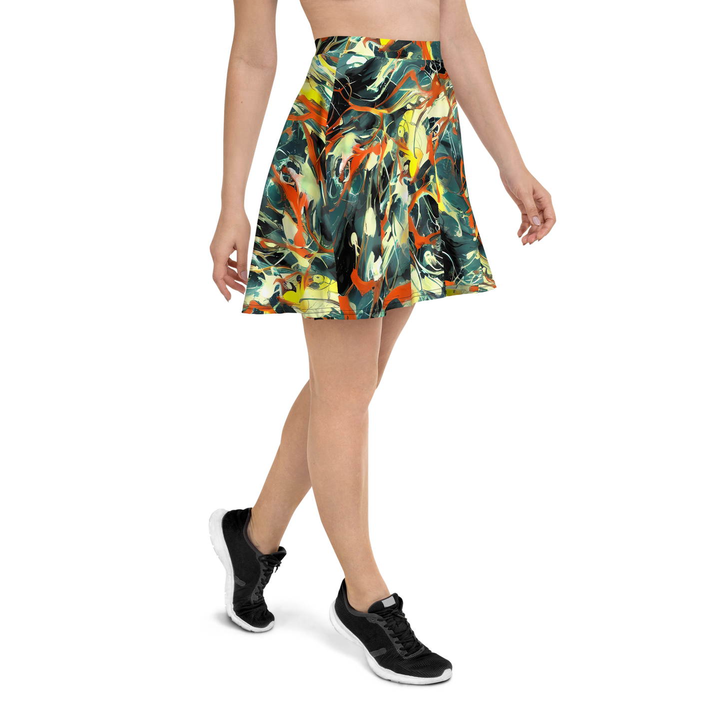 Skater Skirt - Fluid Firestorm