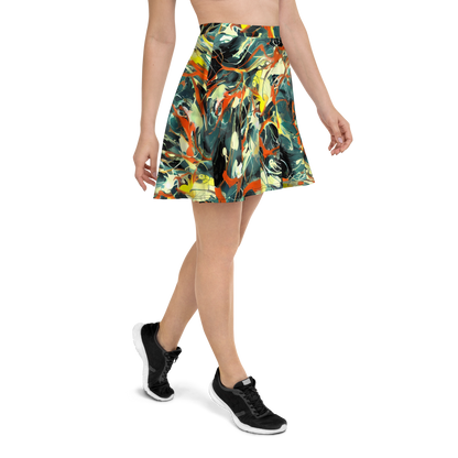 Skater Skirt - Fluid Firestorm