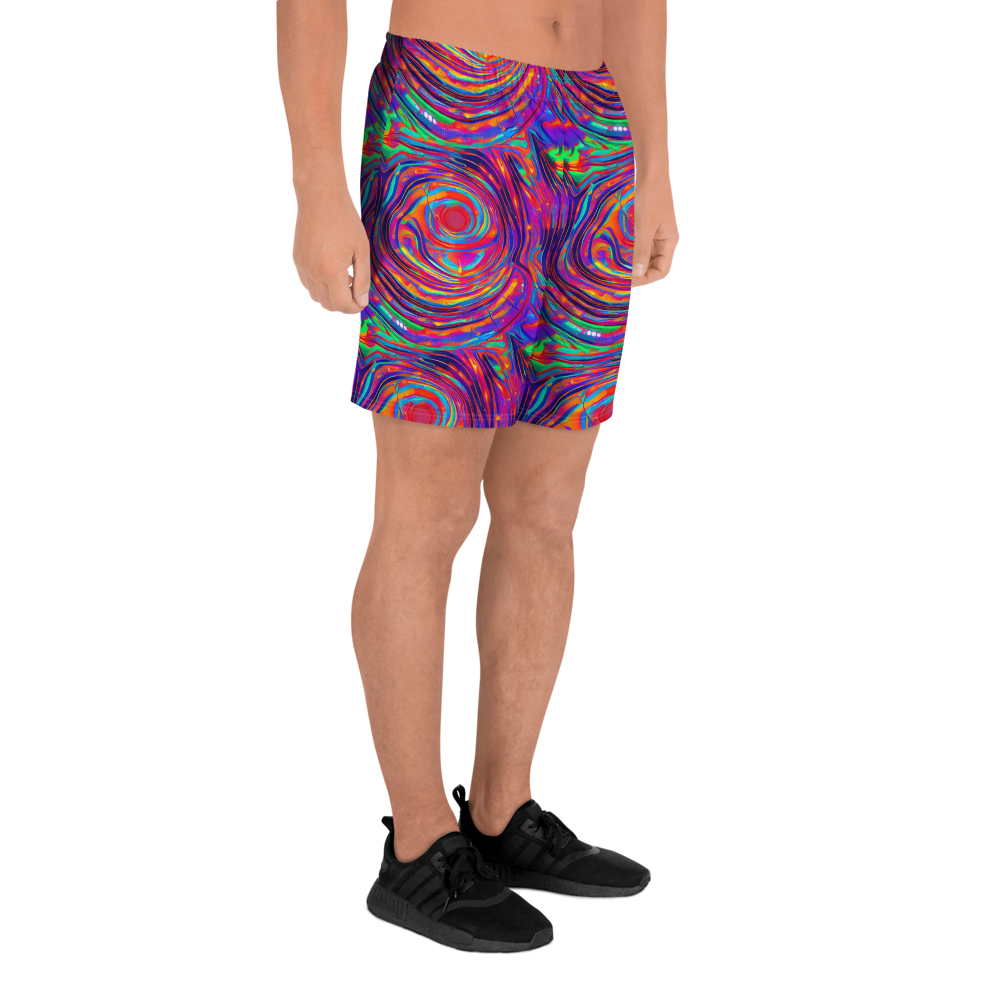 Men's Athletic Shorts - Quantum Spiral