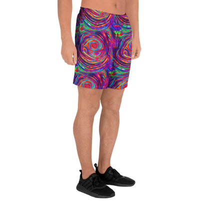 Men's Athletic Shorts - Quantum Spiral