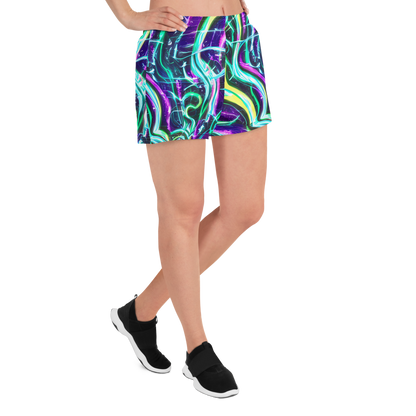 Women’s Athletic Shorts - Quesnel's Vortex