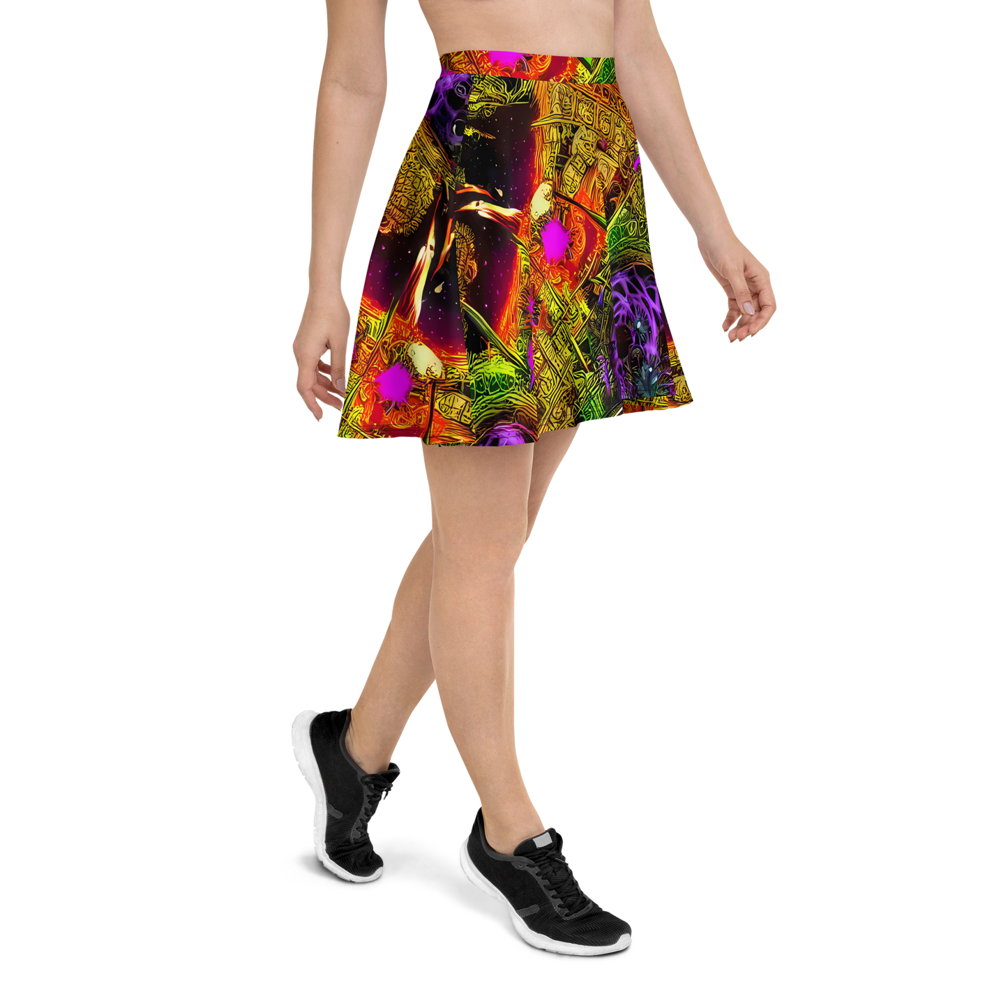 Skater Skirt - Neon Glyphworks