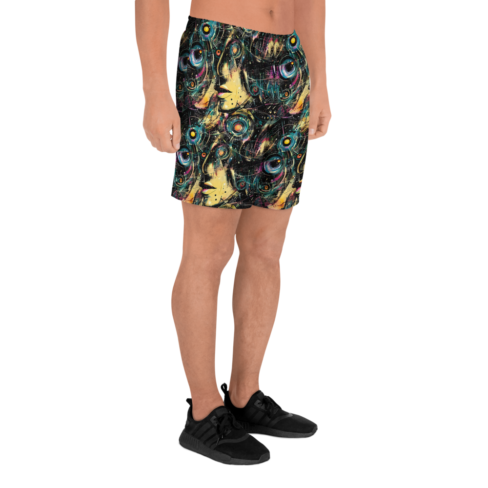 Men's Athletic Shorts - Celestial Echoes