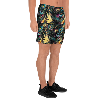 Men's Athletic Shorts - Celestial Echoes