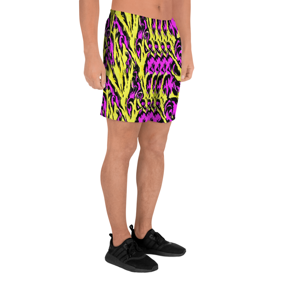 Men's Athletic Shorts - Neon Savanna