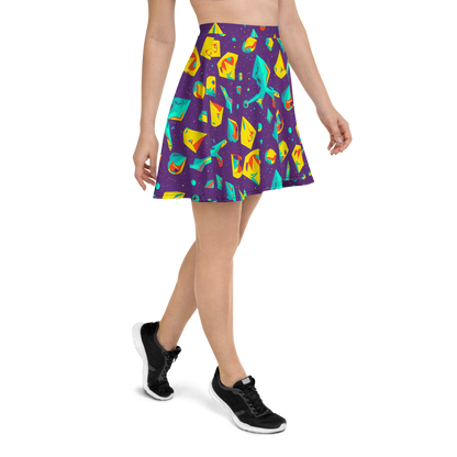 Skater Skirt - Cascading Prism