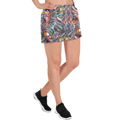 Women’s Athletic Shorts - Prismatic Reverie