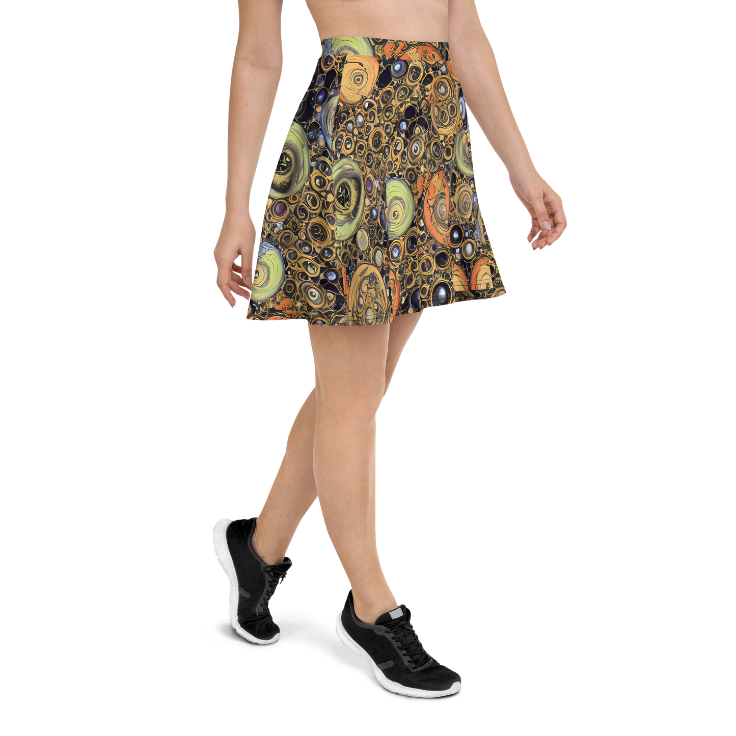 Skater Skirt - Crescent Echoes