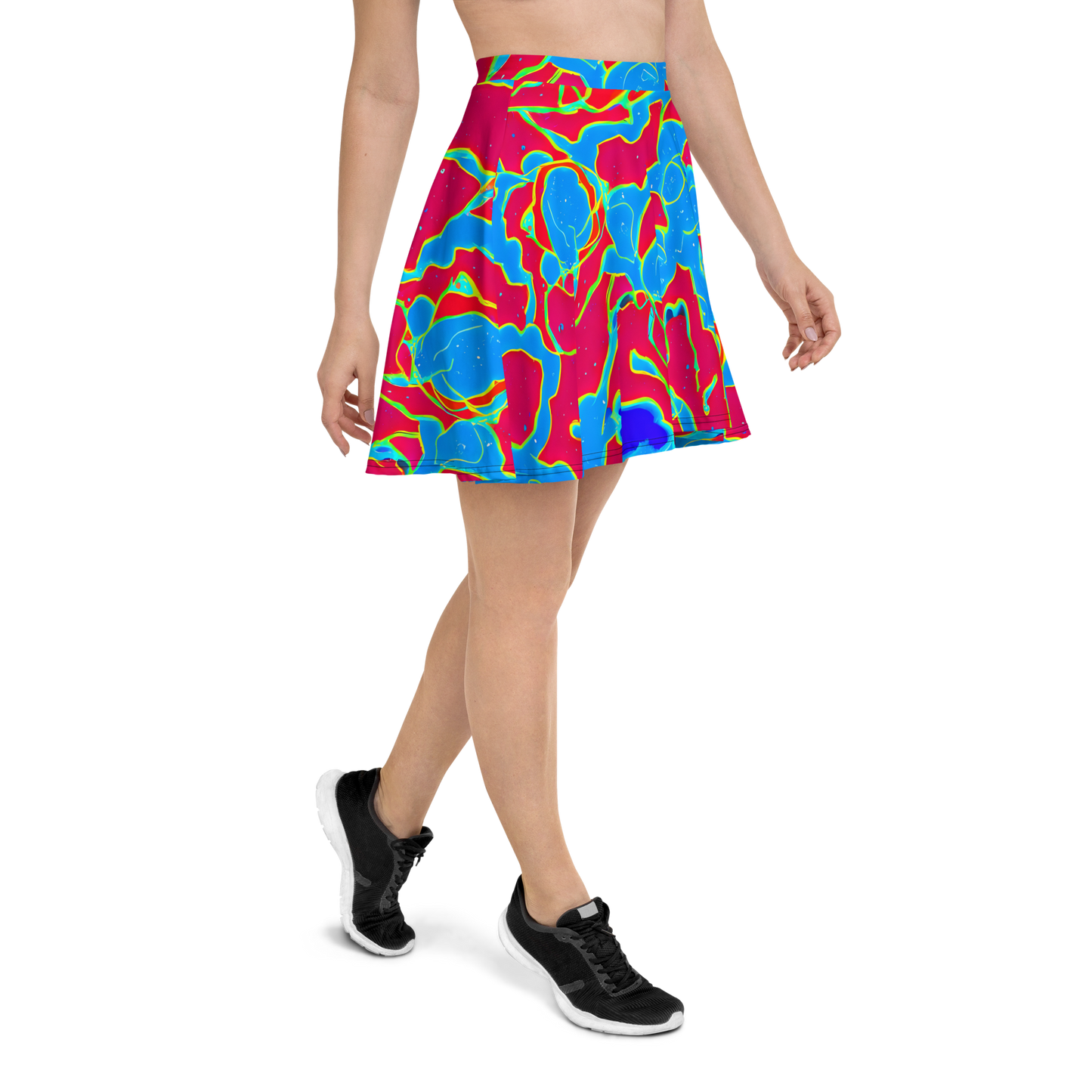 Skater Skirt - Electric Bloom