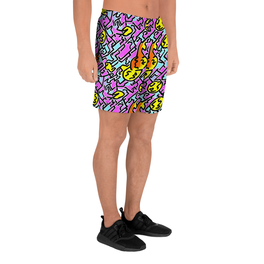 Men's Athletic Shorts - Punk Doodles