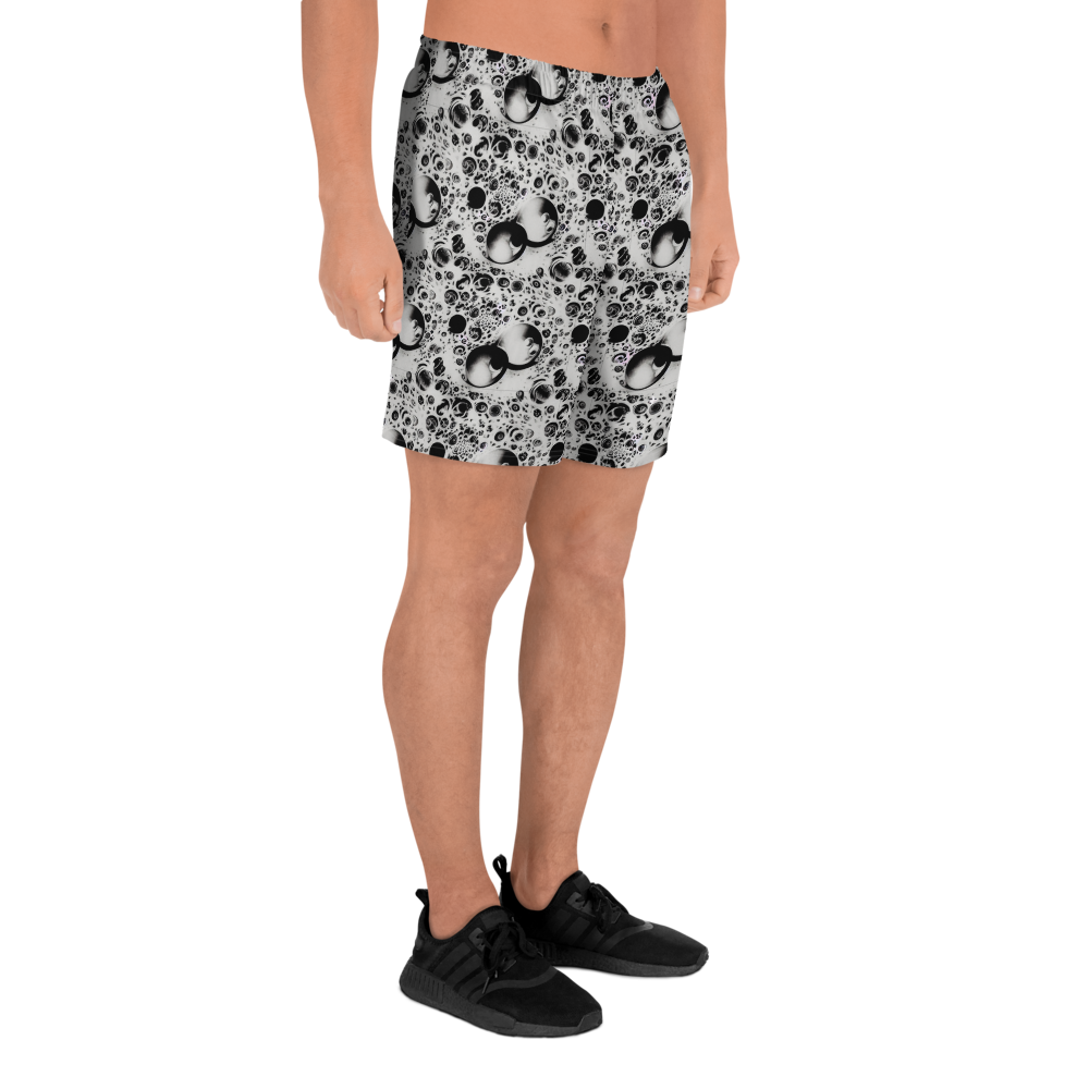 Men's Athletic Shorts - Crater Swirl