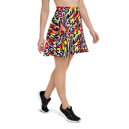 Skater Skirt - Cosmic Brushstrokes