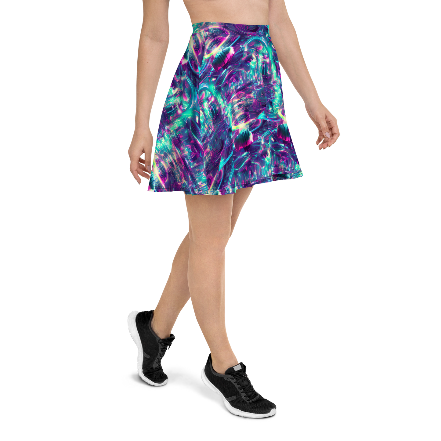 Skater Skirt - Synthwave Surge