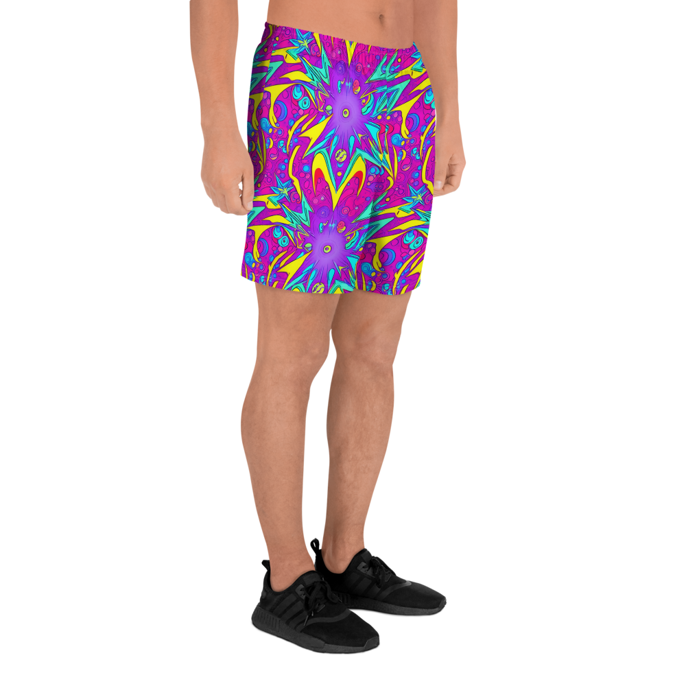 Men's Athletic Shorts - Nebula Radiance