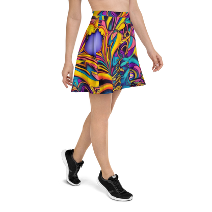 Skater Skirt - Pre-Raphaelite Wave