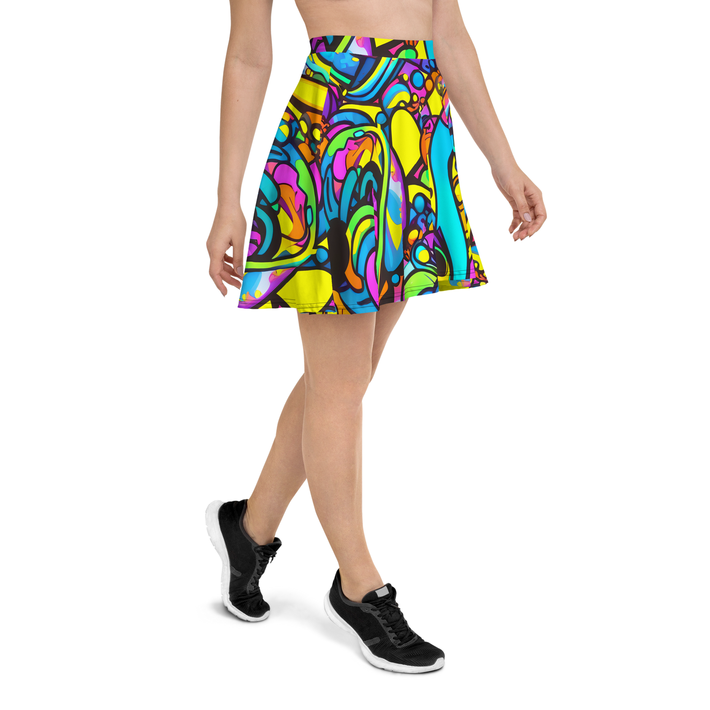 Skater Skirt - Kaleidoscopic Flow