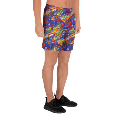 Men's Athletic Shorts - Galactic Ember