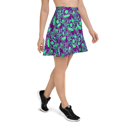 Skater Skirt - Alien Ripples