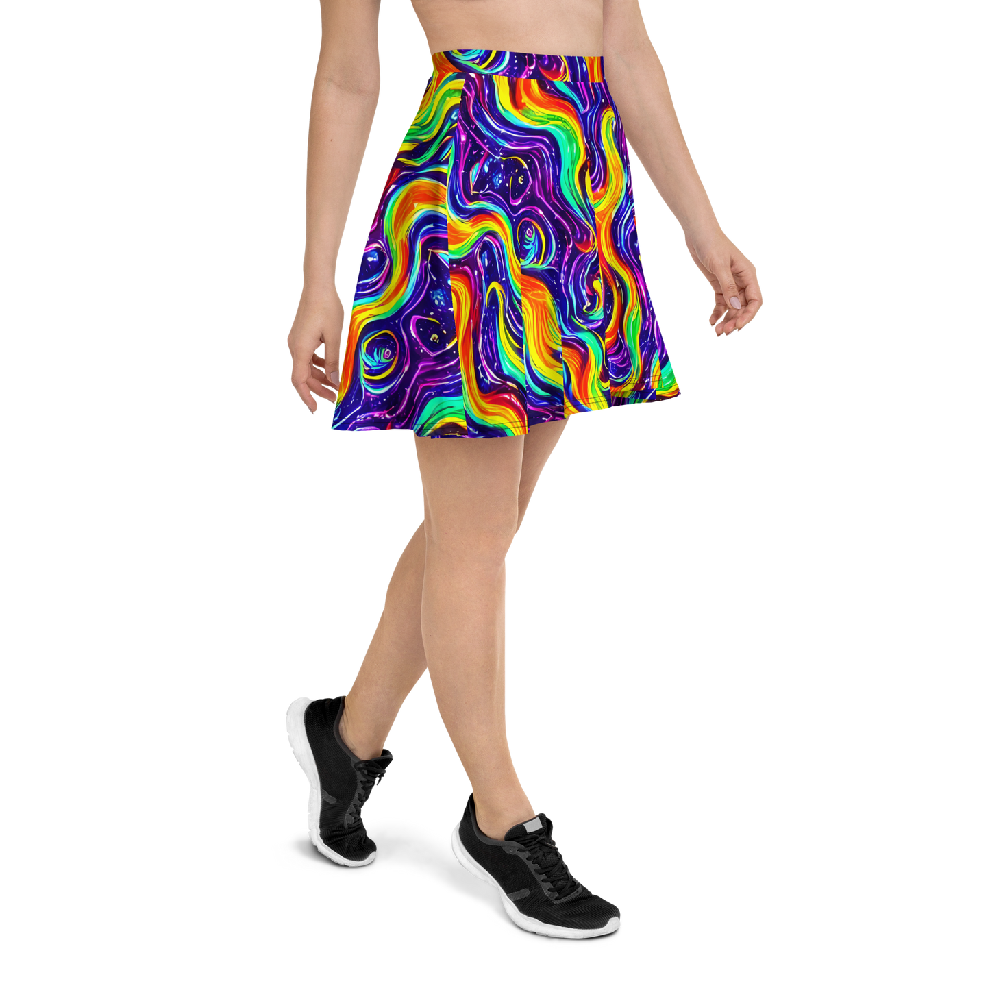 Skater Skirt - Galactic Flames