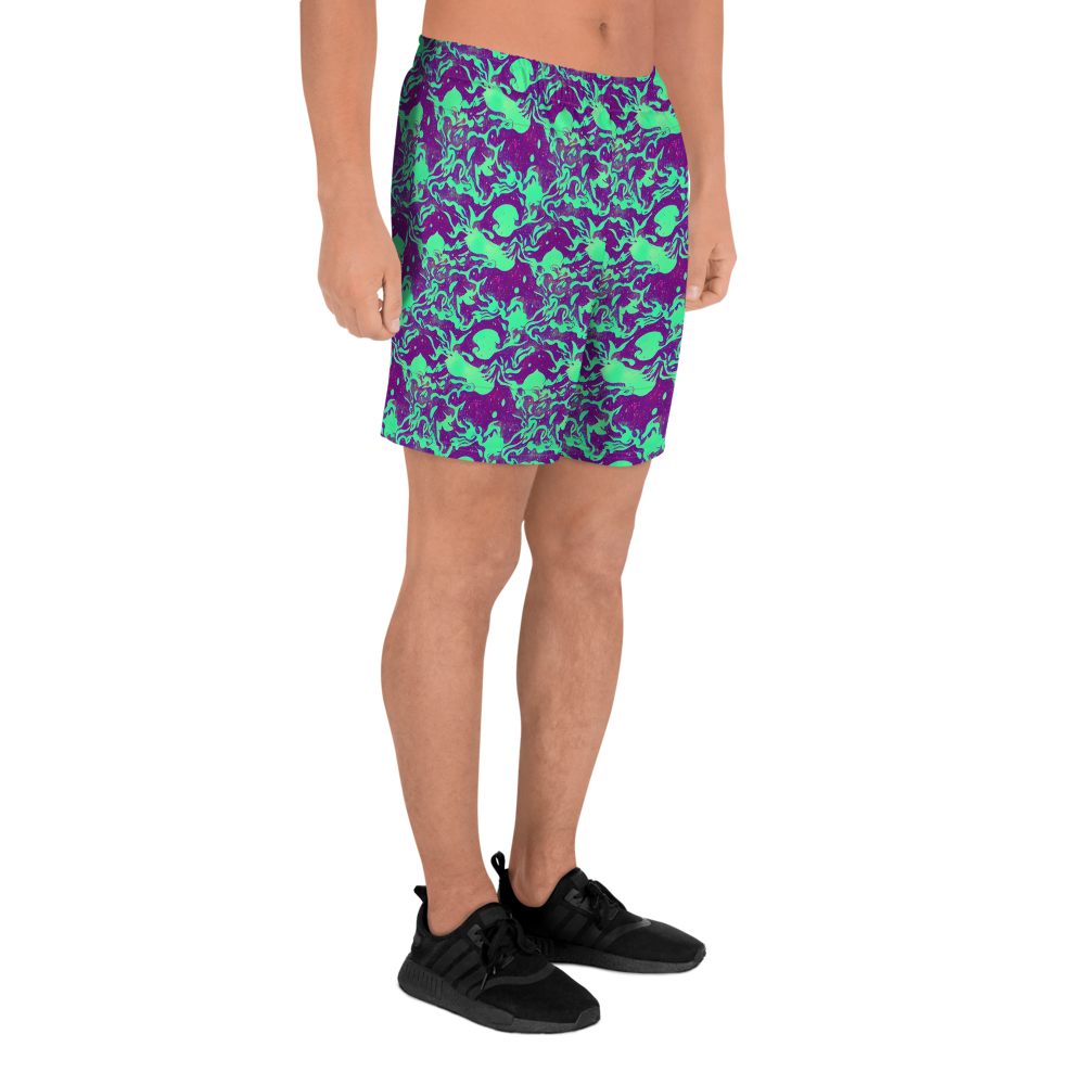 Men's Athletic Shorts - Alien Ripples