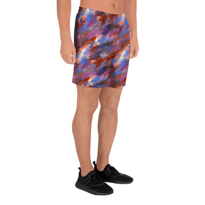 Men's Athletic Shorts - Celestial Brushstroke