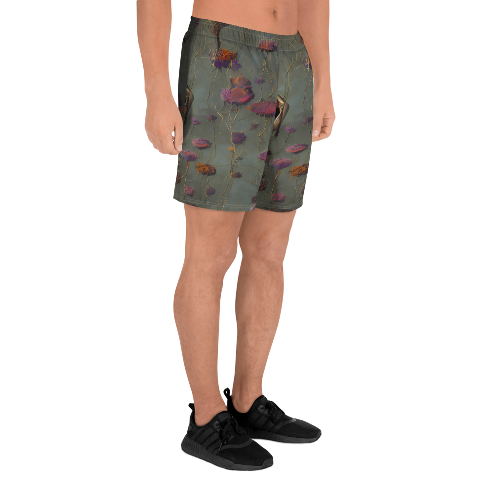 Men's Athletic Shorts - Ethereal Bloom