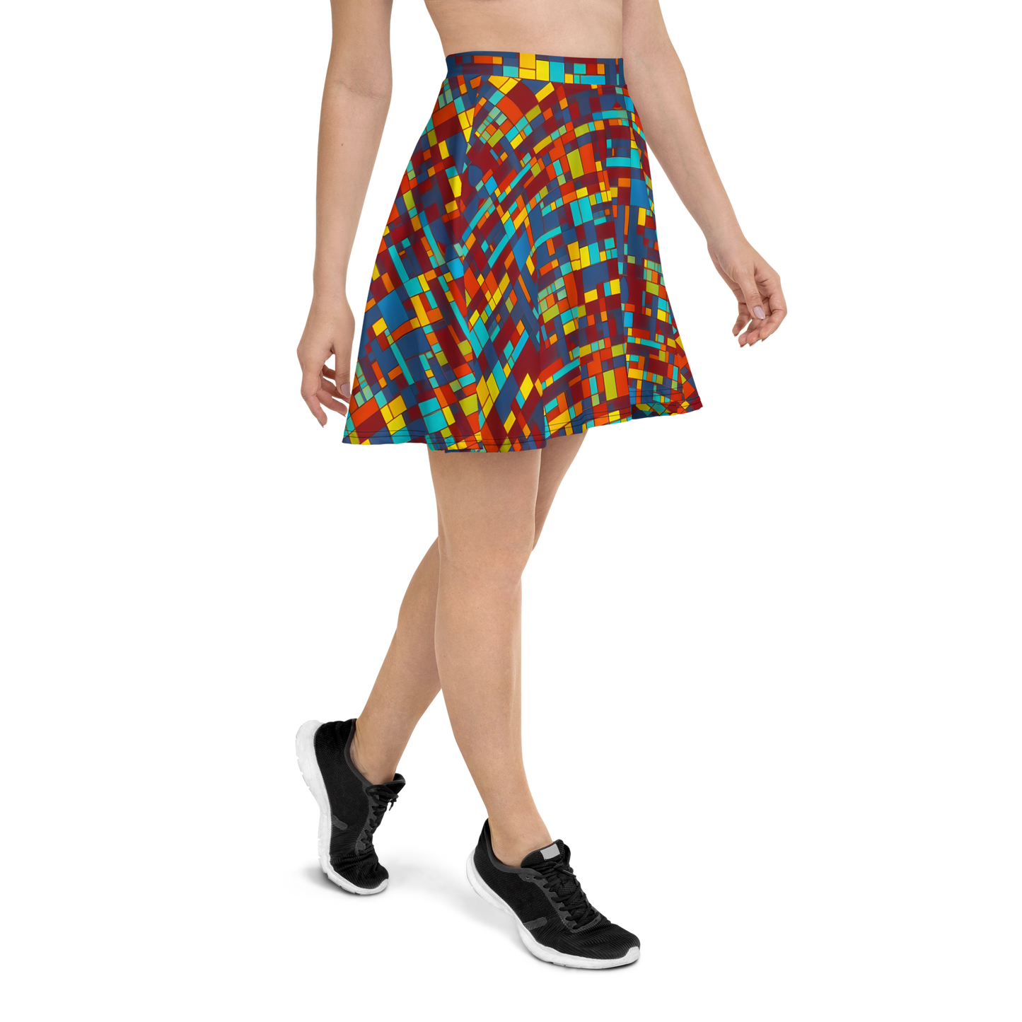 Skater Skirt - Astral Grid