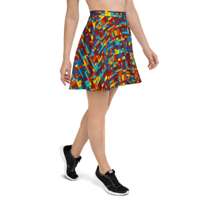 Skater Skirt - Astral Grid
