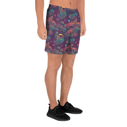 Men's Athletic Shorts - Nebula Dreamscape