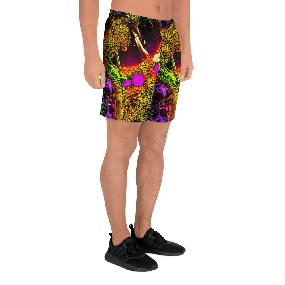 Men's Athletic Shorts - Neon Glyphworks