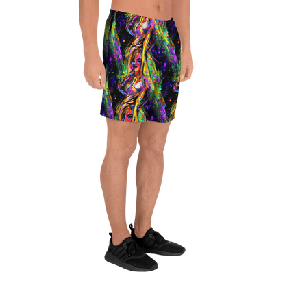 Men's Athletic Shorts - Galactic Flamenco