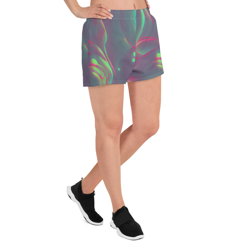 Women’s Athletic Shorts - Neon Whisper