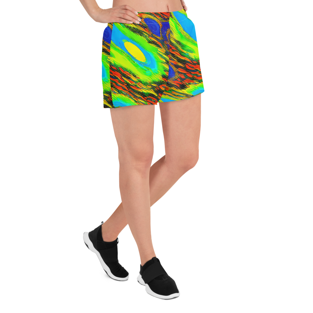 Women’s Athletic Shorts - Hodgkin's Blaze