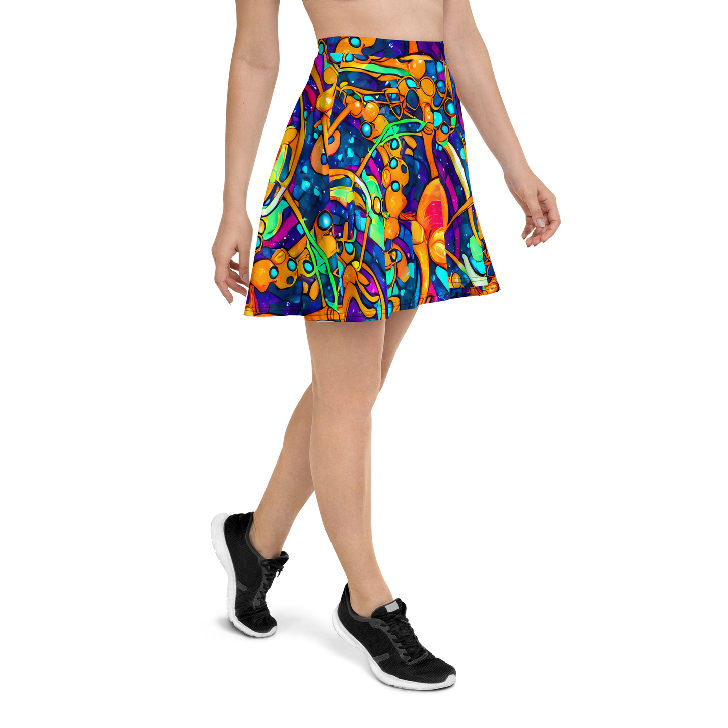 Skater Skirt - Iridescent Nebula