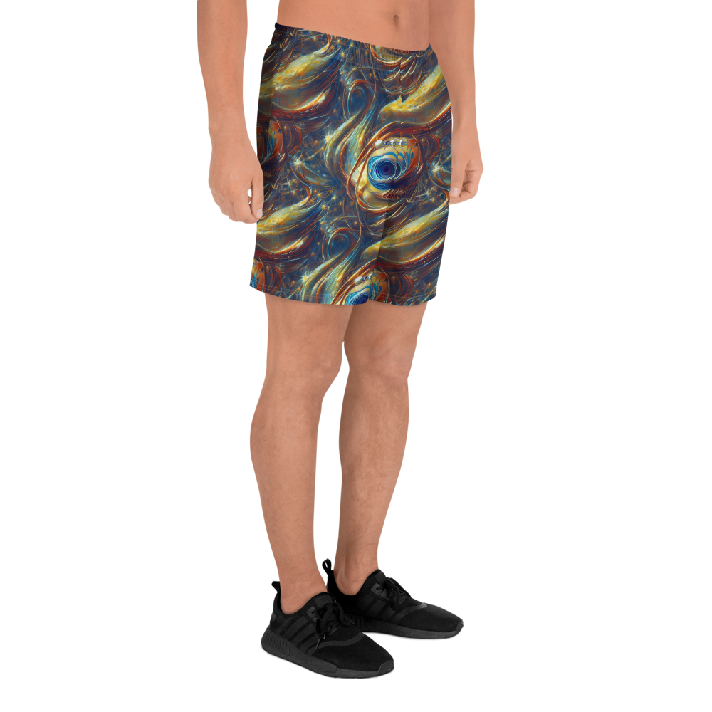 Men's Athletic Shorts - Celestial Vortex