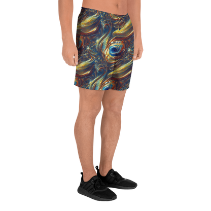 Men's Athletic Shorts - Celestial Vortex