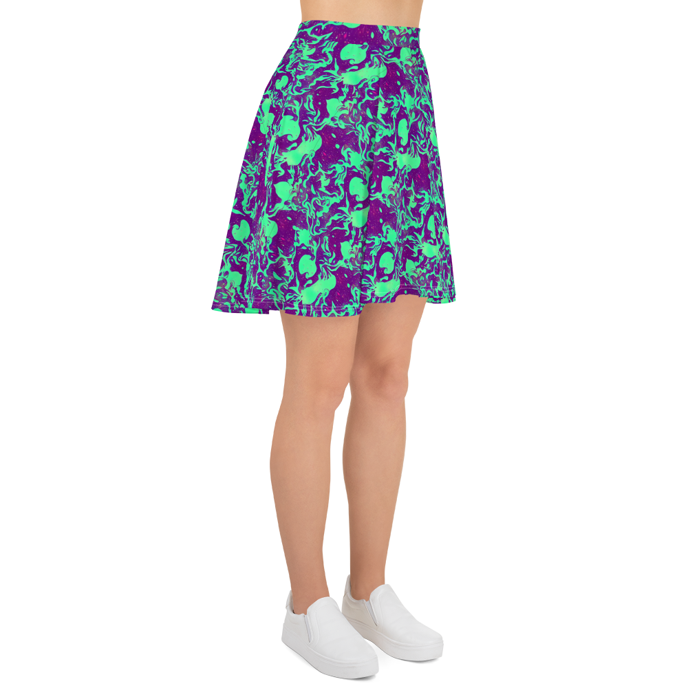 Skater Skirt - Alien Ripples