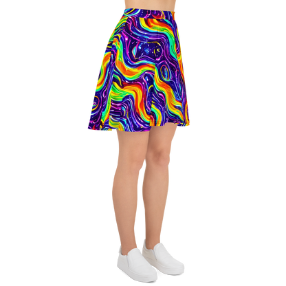 Skater Skirt - Galactic Flames