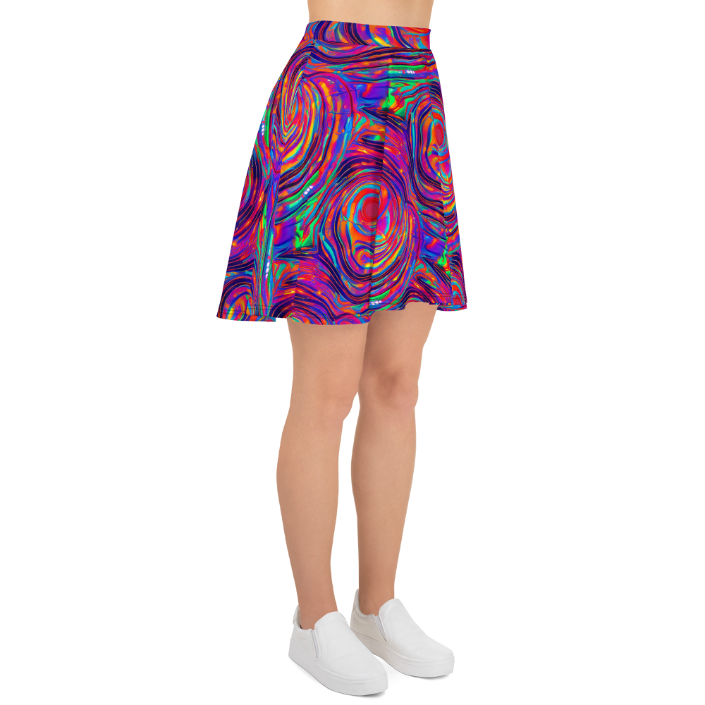 Skater Skirt - Quantum Spiral