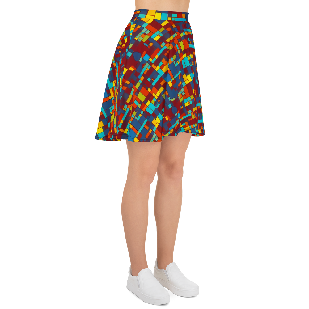 Skater Skirt - Astral Grid