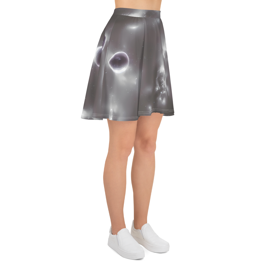 Skater Skirt - Silver Nebula