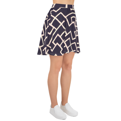 Skater Skirt - Gilded Gridlock