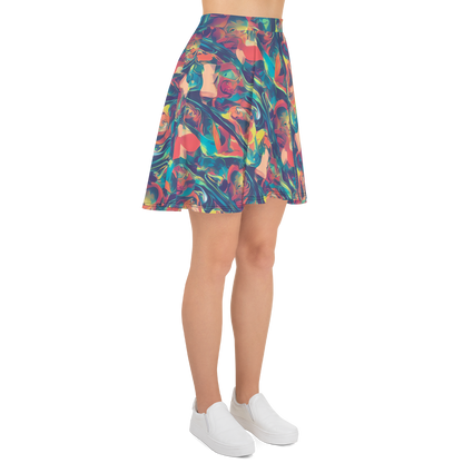 Skater Skirt - Neon Aurora