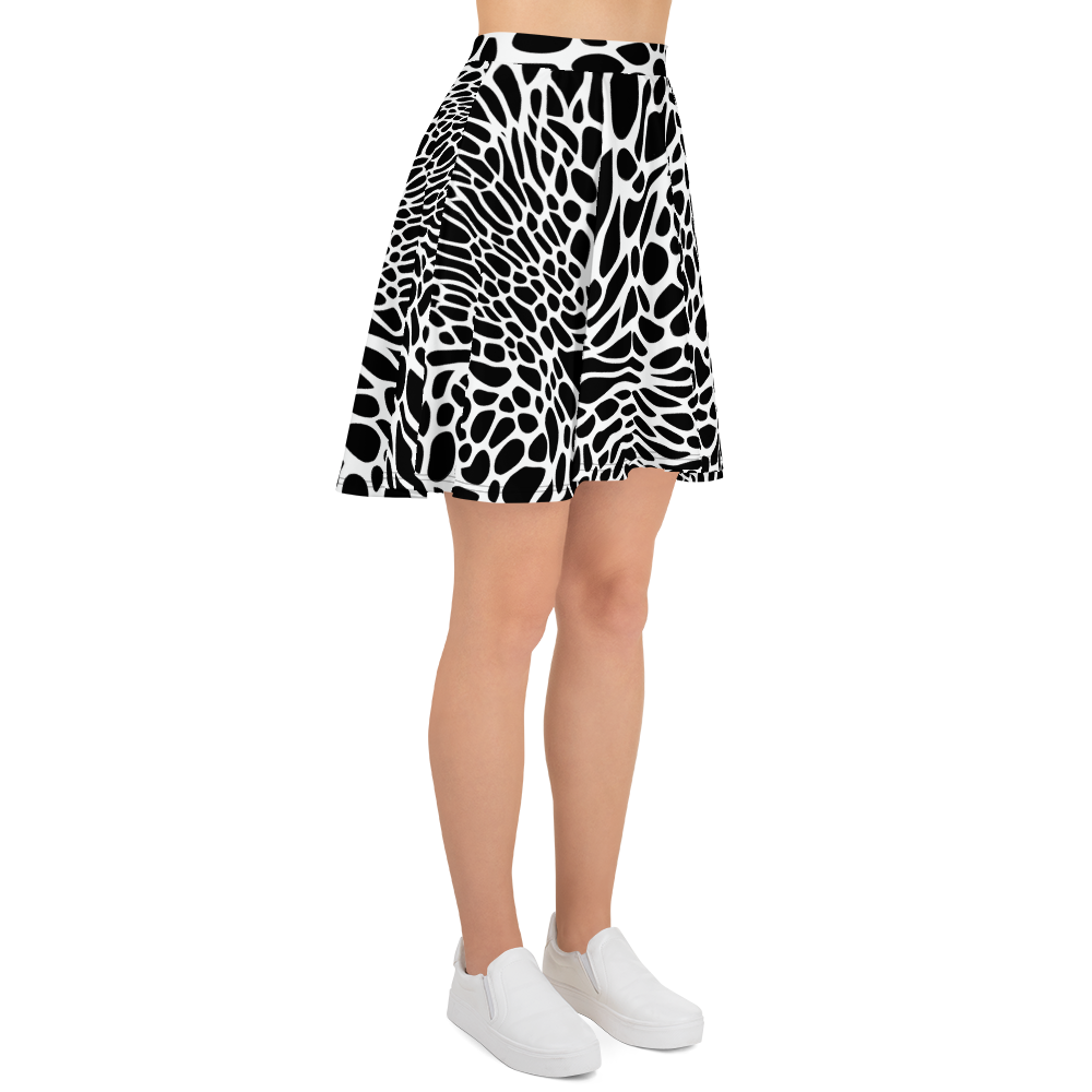 Skater Skirt - Monochrome Mystique