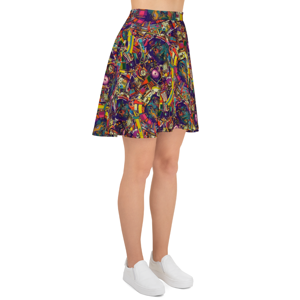 Skater Skirt - Cosmic Collage