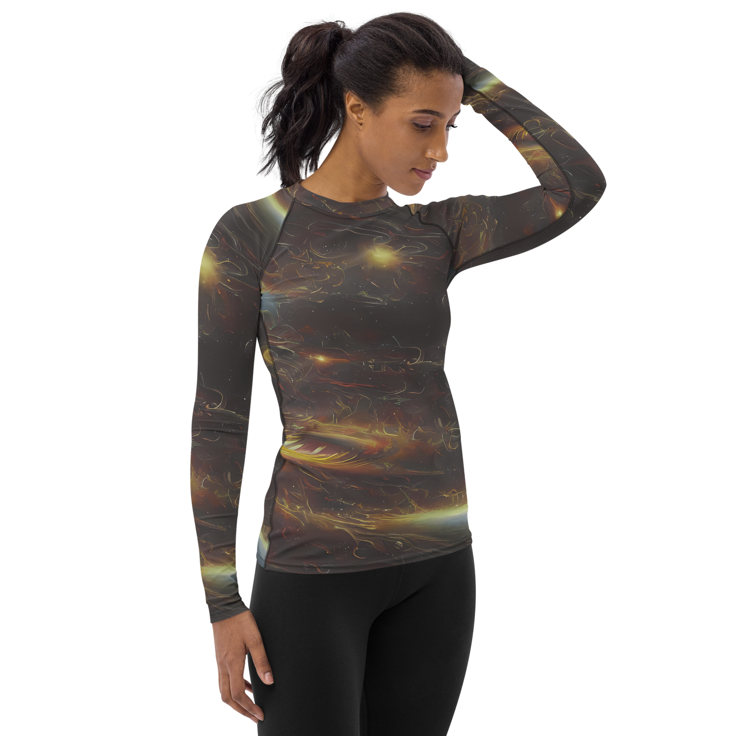 Women's Rash Guard - Quantum Illusions