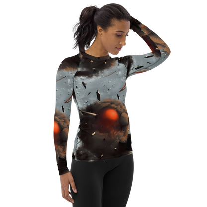 Women's Rash Guard - Celestial Collision